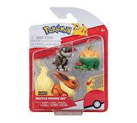 Pokémon 3 Pack-Features 2-Inch Appletun and Tyrunt and 3-Inch Flareon Battle Figures