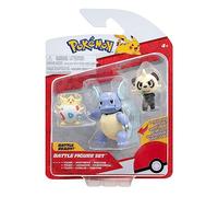 Pokémon Battle Figure Set 3 Pack Togepi Pancham and Wartortle New