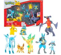 Pokemon 37750 Pack DE 8 FIGURAS BOTI BATALLA Region SINNOH, Aluminium
