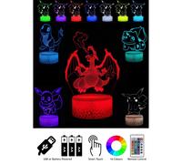 (Pokemon) 3D Optical Illusion LED Night Light for Kids