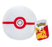 Pokemon 4" Pokeball Plush - Soft Stuffed Poke Ball Toy with Weighted Bottom (Premier Ball)
