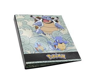 Pokémon - 4 Ring Binder, School Supplies, Binder, Carpesan, Sorter, Blue, Official Product (CyP Brands), Green, 0, Traditional