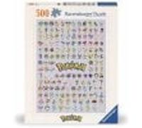 Ravensburger 12000511 - Pokémon - 500 pieces jigsaw puzzle - Puzzle for adults and kids age 12 years up, Pokémon Puzzle, gifts for Pokémon fans