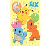 Pokemon 6th Birthday Card