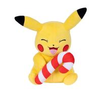 Pokémon 8-inch Seasonal Plush (Holiday) Pikachu with Candy Cane