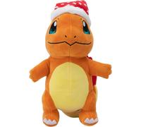 Pokémon Official & Premium Quality 8-inch Holiday Charmander Plush with Santa Hat - 8-Inch Charmander Plush with Unique Accessory