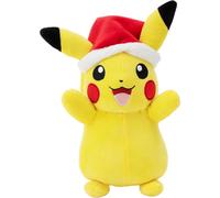 Pokémon Plush Toy Pikachu – Official Premium with Santa Hat – 8-inch