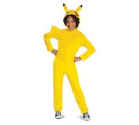 Pokémon 94703K-EU-V2 Pikachu Classic Jumpsuit Fancy Dress Costume, Unisex Children, Multi