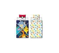 Pokemon 'Action' Single Duvet Set - Large Print Design