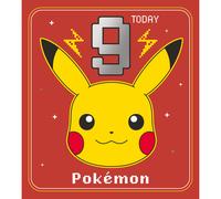 Danilo Promotions LTD Pokemon 9th Birthday Card, Childrens Birthday Card For 9th Birthday Celebration, Pokemon Card For Kids, Officially Licensed Birthday Card,Multi,7 x 6
