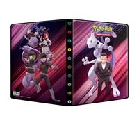 Pokemon Album 9 Pocket Binder Mewtwo Standard Cards Ultra Pro Team Rocket