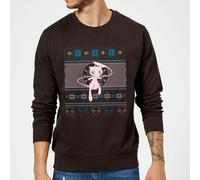 Pokémon All I Want For Christmas Is Mew Unisex Christmas Jumper - Black - M