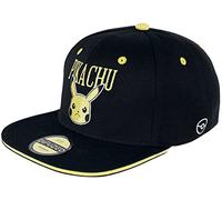 Pokémon Angry Pika Unisex Cap Schwarz Anime, Fan-Merch, Game Boy, Gaming, Zeichentrick