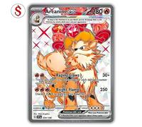 Pokemon - Arcanine ex 224/198 - Scarlet & Violet - Ultr Rare - Full Art