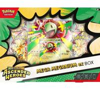 Pokemon Ascended Heroes EX Box (4 Mega Evolution Ascended Heroes Booster Packs, 1 Foil Card & 1 Oversized Lenticular Card) (Mega Meganium)