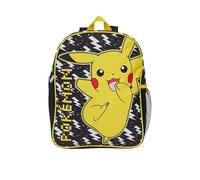 Pokémon Backpack for Boys and Girls, Pikachu School Bag with Lightning Bolt Design and Built in Lights, Kids Rucksack for School, Travel & Gifts, Ages 5-12