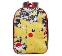 Pokemon Backpack Kids School Bag Boys Girls Nursery Rucksack Pikachu Graffiti