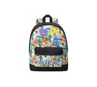 Pokemon Backpack Pikachu Rucksack School Bag Zipped Pockets Adjustable Straps Daypack Pokemon Multicolor One Size