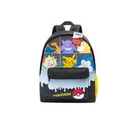 Pokemon Backpack Pikachu Rucksack School Bag Zipped Pockets Pokemon Multicolor One Size