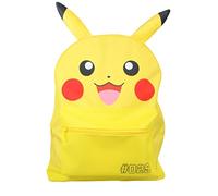 Pokémon Backpack Pikachu Yellow 025 School Bag Kids Teens Travel Holiday Luggage for Boys Girls Pokeball (Yellow)