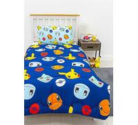 Pokemon Badges 10.5 Tog Single Coverless Duvet Cover Set Multi