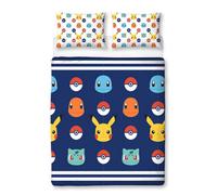 Pokémon Badges Double Duvet Cover And Pillowcase Set