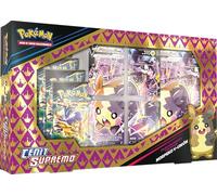 Pokémon Bandai Pokemon Trading Card Game: Morpeko V Union 125, Playmat Box Cenit Supreme -PC50353, Multicoloured, Dominate the Battle with Your Favourite, Trading Cards for Fans - Spanish
