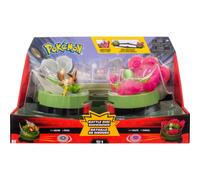 Pokémon Battle Disc Showdown Game - Eevee and Ralts | Two Battle Disc Launchers with Battle Discs plus Eevee & Ralts Figures and Arena