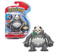 Pokémon - Battle Feature - Pandarbare (Pangoro) - 12cm Articulated Pandarbarian Figure with Kick Function - Iron Fist