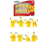 Pokemon Multipack 8 Pack - 8 Pikachu Figures NEW