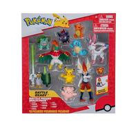 Pokémon Battle Figure 10 Pack - One 4.5-Inch Cinderace Figure plus Three 3-Inch and Six 2-Inch Battle Figures including Pikachu (Amazon Exclusive)