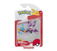 Pokémon Battle Figure 2 Pack - 5cm Figures Noibat Och Mudkip - Official Pokemon