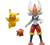 POKEMON Battle Figure 2 Pack - Features 4.5-Inch Cinderace and 2-Inch Pikachu Battle Figures with Accessory - Amazon Exclusive