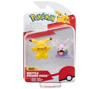 Pokémon PKW3007 Battle Figure Set - Pikachu Viscora - offizielles Battlefigurens