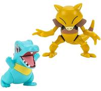 Pokemon 2 Inch Battle Figure 2 Pack Totodile & Abra