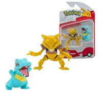 Pokemon 2 Inch Battle Figure 2 Pack Totodile & Abra