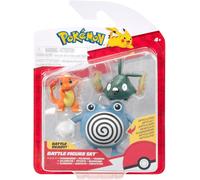 POKEMON - BATTLE FIGURE 3-FIGURE PACK - CHARMANDER TRUBBISH & POLIWHIRL