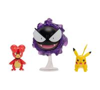 Pokemon - Battle Figure 3-Figure Pack - Magby, Gastly & Pikachu /Toys