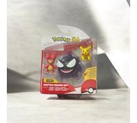 Pokémon Battle Figure 3 Pack - Features 2-Inch Pikachu and Magby and 3-Inch Gastly Battle Figures