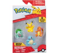 POKEMON - BATTLE FIGURE 4-PACK 2INCH PIKACHU BULBASAUR CHARMANDER SQUIRTLE