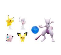 Pokemon Battle Figure 5-Pack - 4.5-Inch Mewtwo Figure and Battle Figures