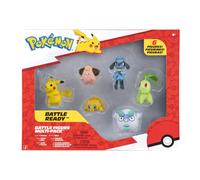 Pokémon Battle Figure 6 Pack - Features 2 Inch Pikachu, Joltik, Galarian Darumak