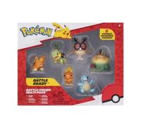 Pokémon Unova Battle Figure 6 Pack - Features 2-Inch Pawmi, Squirtle, Torchic, Turtwig, Hoothoot, and Appleton Battle Figures
