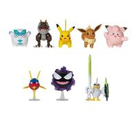 Pokémon Battle Figure 8 Pack - Six 2-Inch and Two 3-Inch Battle Figures including Pikachu