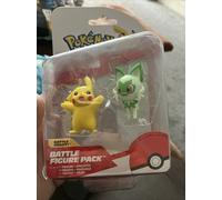 Pokémon Battle Figure First Partner 2 Pack - 2-Inch Sprigatito and Pikachu. G2