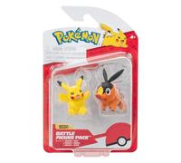Pokemon Battle Figure First Partner 2 Pack (Tepig & Pikachu #7) W6 Figures