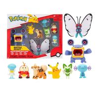 Pokémon Battle Figure Multipack PKW4100 (8PK: Pikachu #7, Fuecoco, Quaxly, Sprigatito, Wooper, Growlite, Butterfree, Loudred)