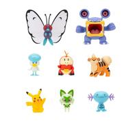 Pokémon Battle Figure Multipack PKW4100 (8PK: Pikachu #7, Fuecoco, Quaxly, Sprigatito, Wooper, Growlite, Butterfree, Loudred)