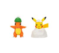 Pokemon Battle Figure Pack Holiday Pikachu and Holiday Charmander