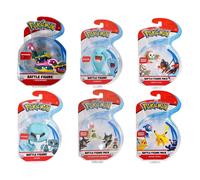 Pokemon Battle Figure Pack - Mini Figure 5cm Anime Action Figure - Full Set x6
